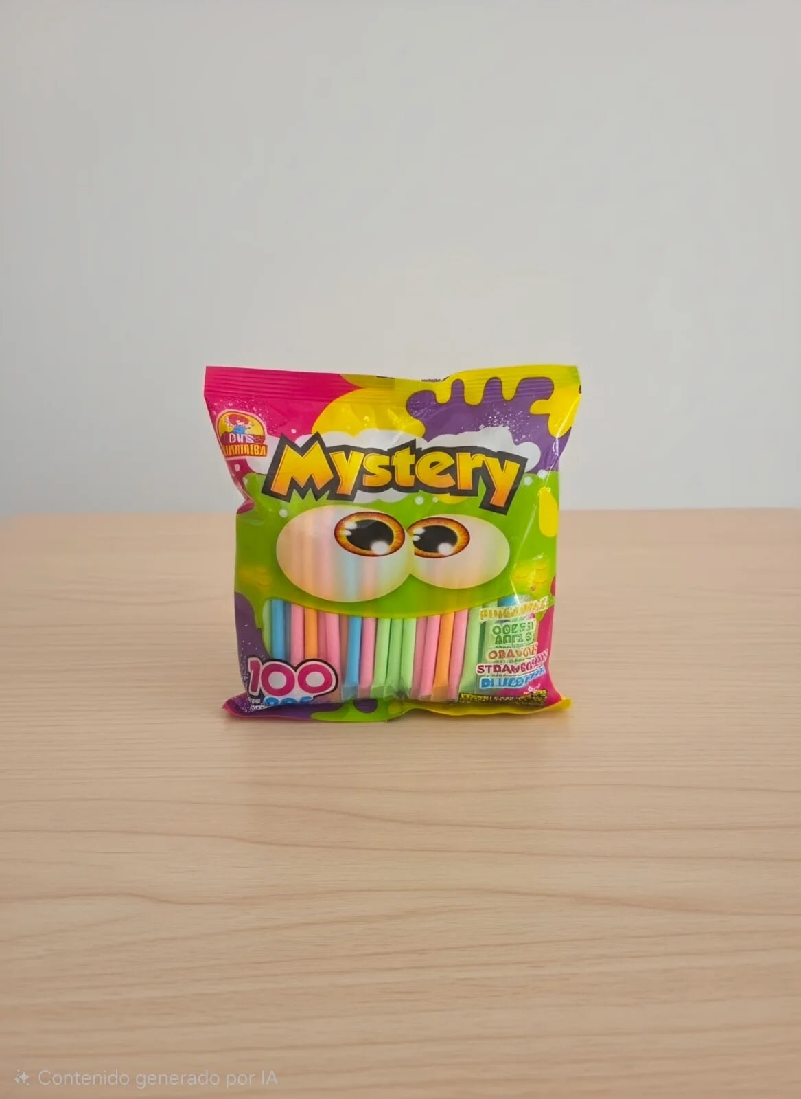 Mystery Tubo de Polvo Sabores · Paquete
