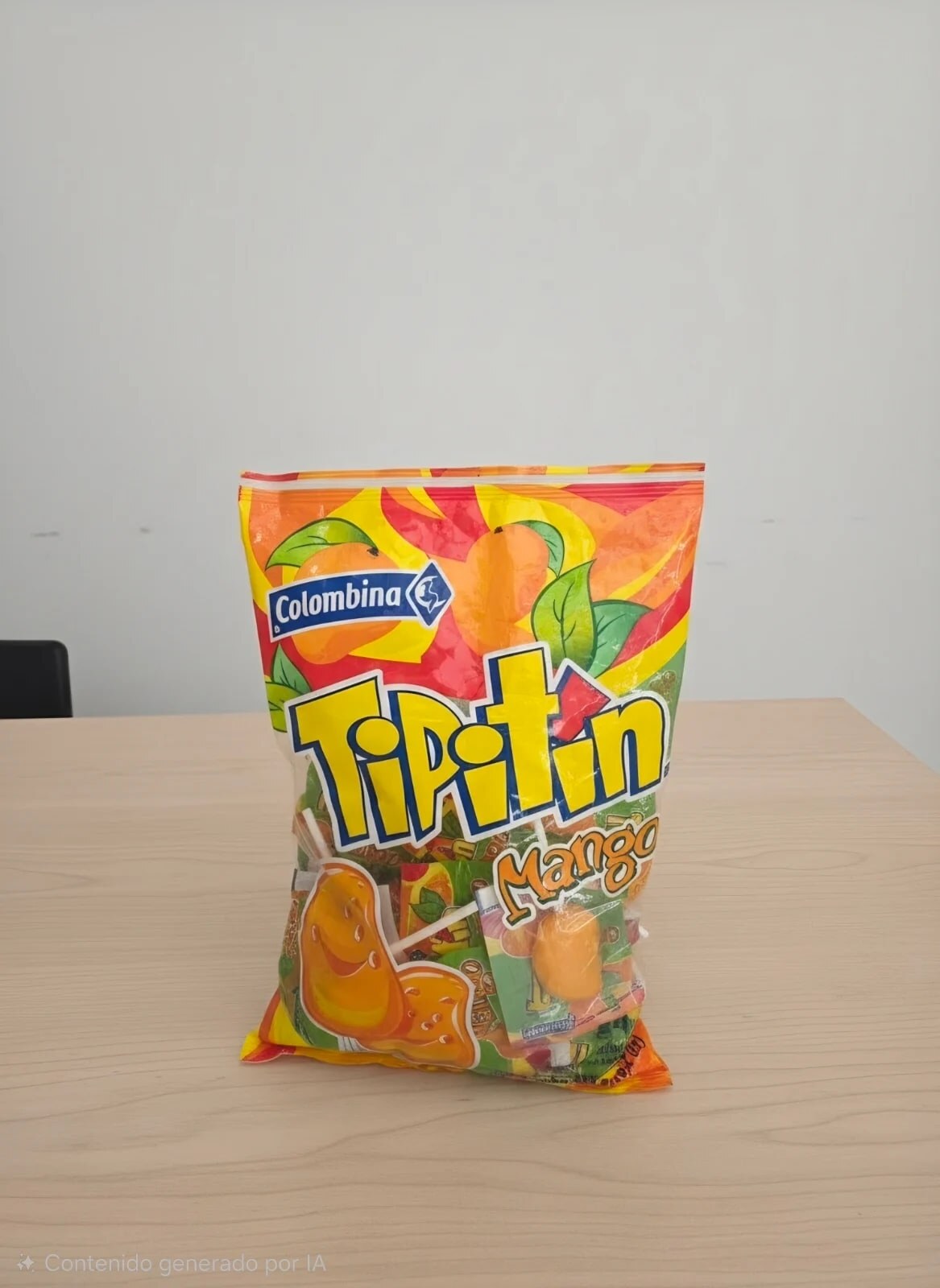 Paleta tipitín sabor mango